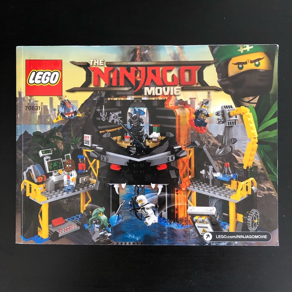 LEGO Ninjago Movie 70631 Volcano Lair Instructions, Manual ONLY Excellent